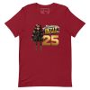 Baseball Detty December slay queen Christmas  t-shirt Cotton Fabric
