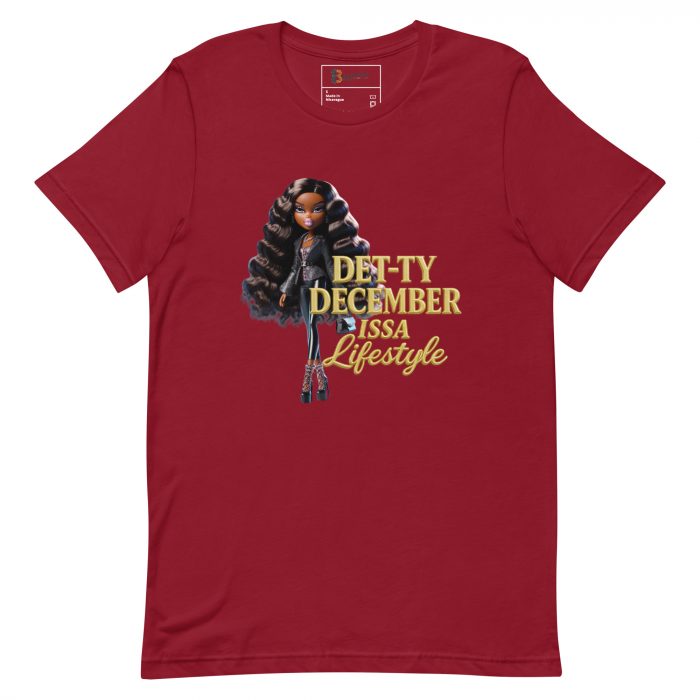 Det-ty December Issa Lifestyle Detty December  t-shirt Cotton Fabric