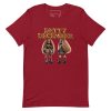 unisex-staple-t-shirt-cardinal-front-6917a64d2b9c2.jpg Detty December Collection slay queen Unisex t-shirt Cotton Fabric
