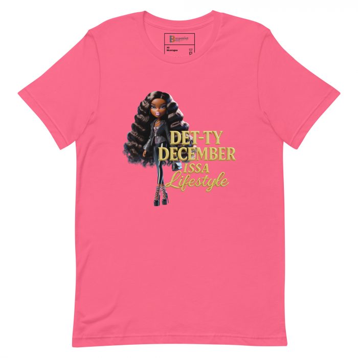 Det-ty December Issa Lifestyle Detty December  t-shirt Cotton Fabric