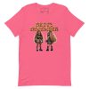 unisex-staple-t-shirt-charity-pink-front-6917a66ce5bb1.jpg Detty December Collection slay queen Unisex t-shirt Cotton Fabric