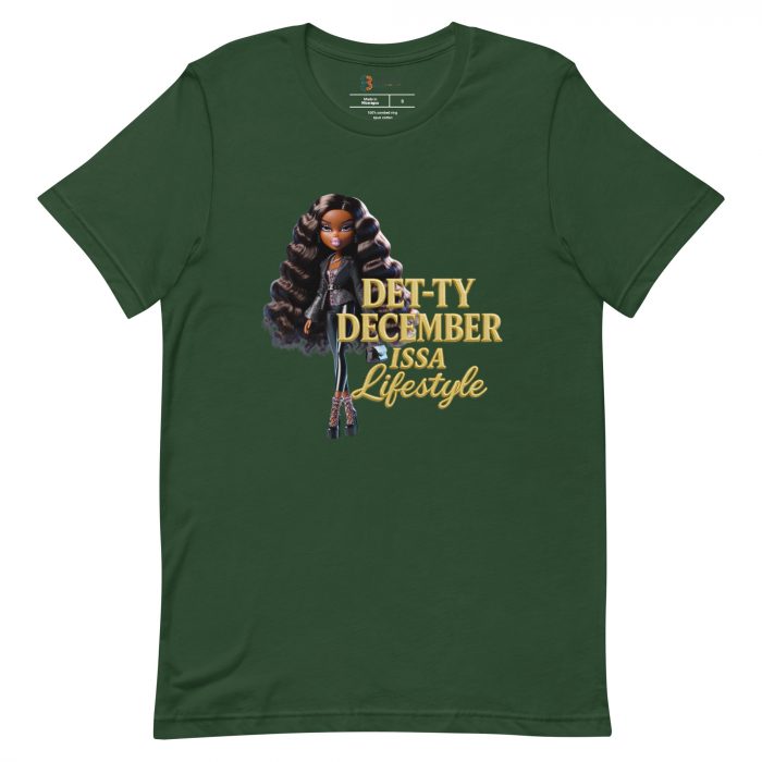 Det-ty December Issa Lifestyle Detty December  t-shirt Cotton Fabric