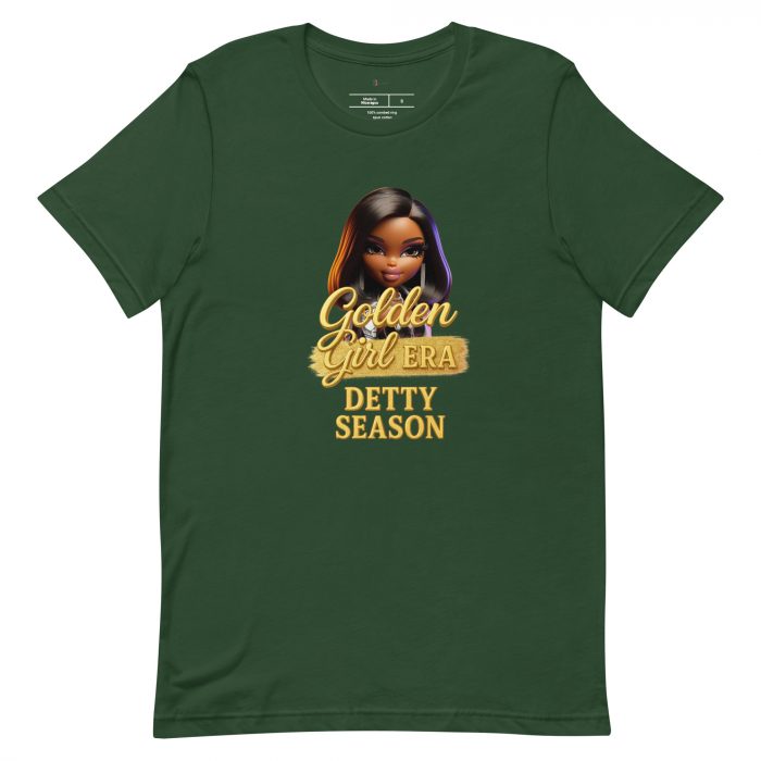 Detty December Collection Golden girl era Unisex t-shirt Cotton Fabric