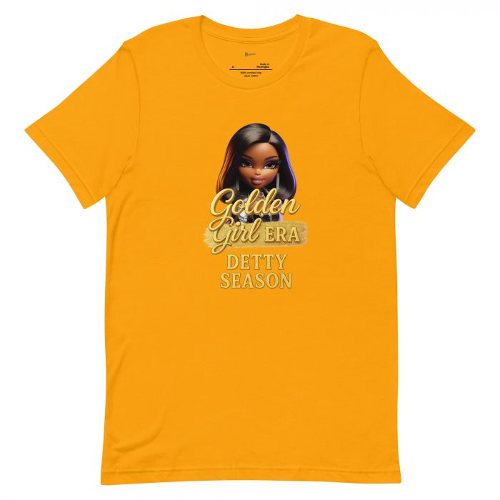 Detty December Collection Golden girl era Unisex t-shirt Cotton Fabric