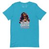 unisex-staple-t-shirt-heather-aqua-front-6917a66db13d7.jpg Sleigh Queen Approved Detty December Collection Unisex t-shirt Cotton Fabric