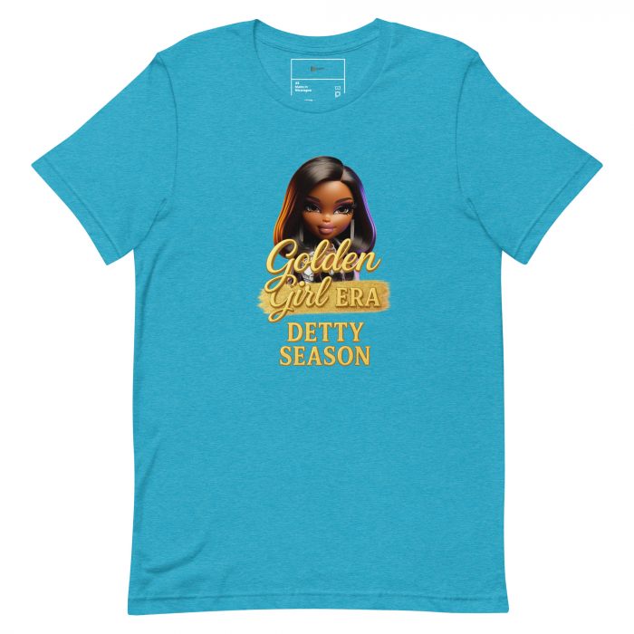 Detty December Collection Golden girl era Unisex t-shirt Cotton Fabric