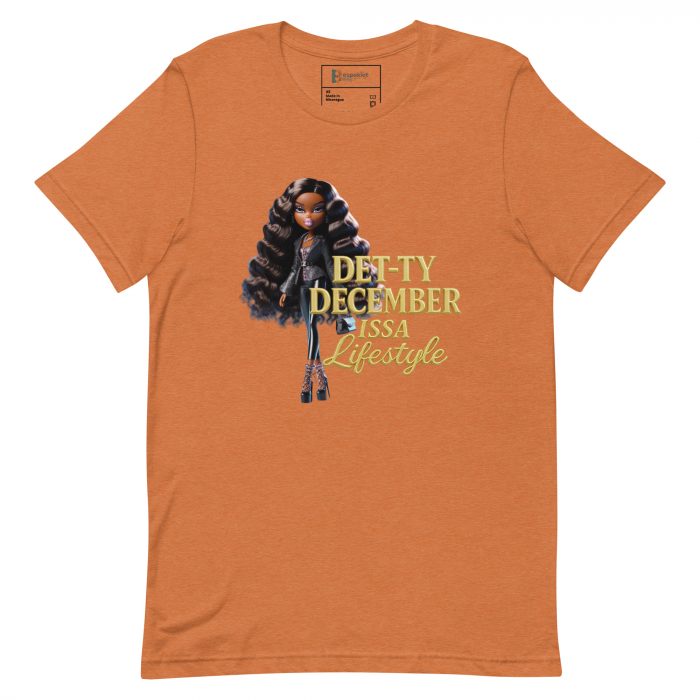 Det-ty December Issa Lifestyle Detty December  t-shirt Cotton Fabric