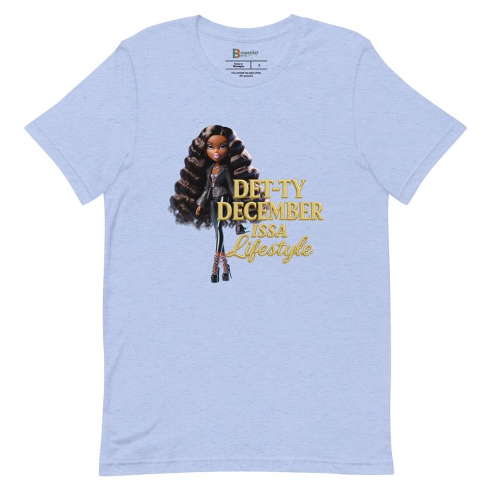 Det-ty December Issa Lifestyle Detty December  t-shirt Cotton Fabric