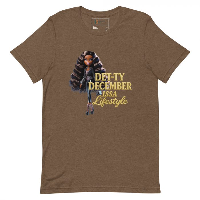 Det-ty December Issa Lifestyle Detty December  t-shirt Cotton Fabric