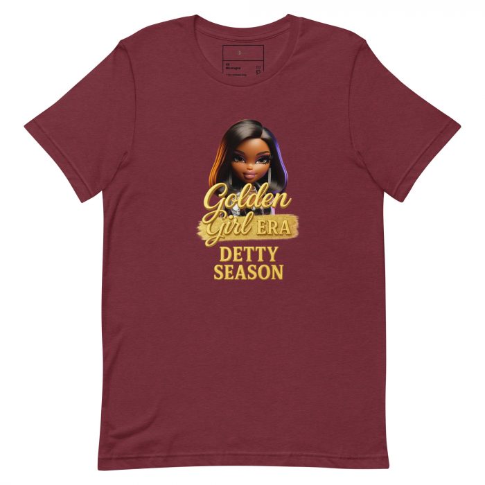 Detty December Collection Golden girl era Unisex t-shirt Cotton Fabric