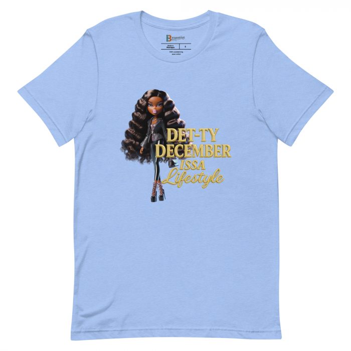 Det-ty December Issa Lifestyle Detty December  t-shirt Cotton Fabric