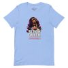 unisex-staple-t-shirt-heather-carolina-blue-front-6917a66e32f85.jpg Sleigh Queen Approved Detty December Collection Unisex t-shirt Cotton Fabric