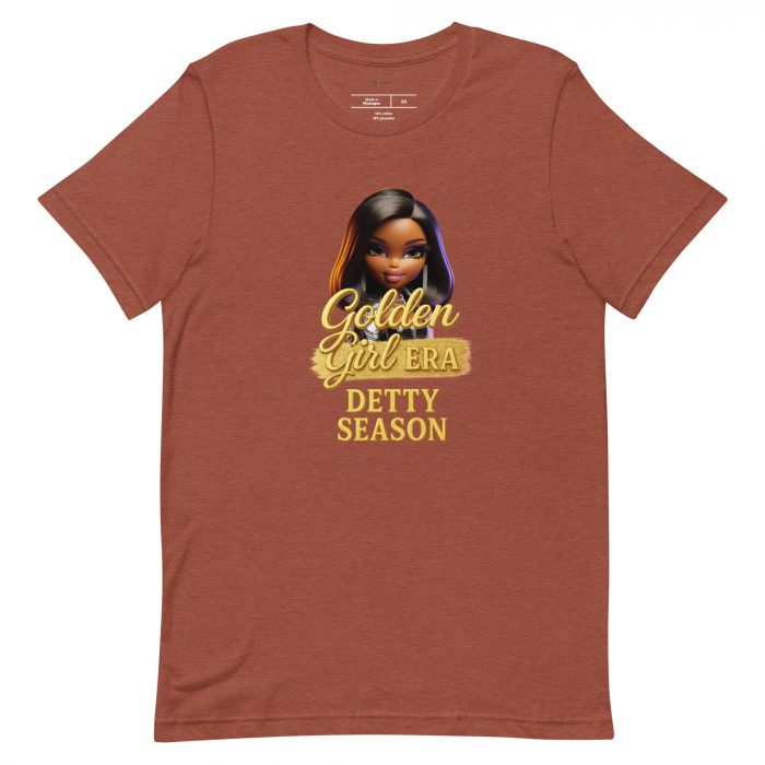 Detty December Collection Golden girl era Unisex t-shirt Cotton Fabric