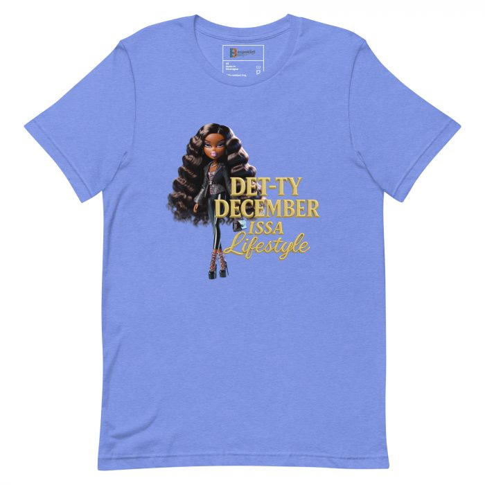Det-ty December Issa Lifestyle Detty December  t-shirt Cotton Fabric