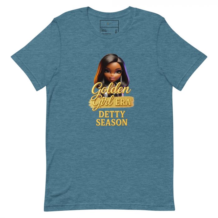 Detty December Collection Golden girl era Unisex t-shirt Cotton Fabric