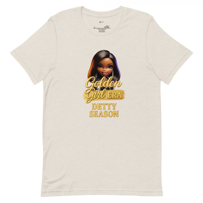 Detty December Collection Golden girl era Unisex t-shirt Cotton Fabric