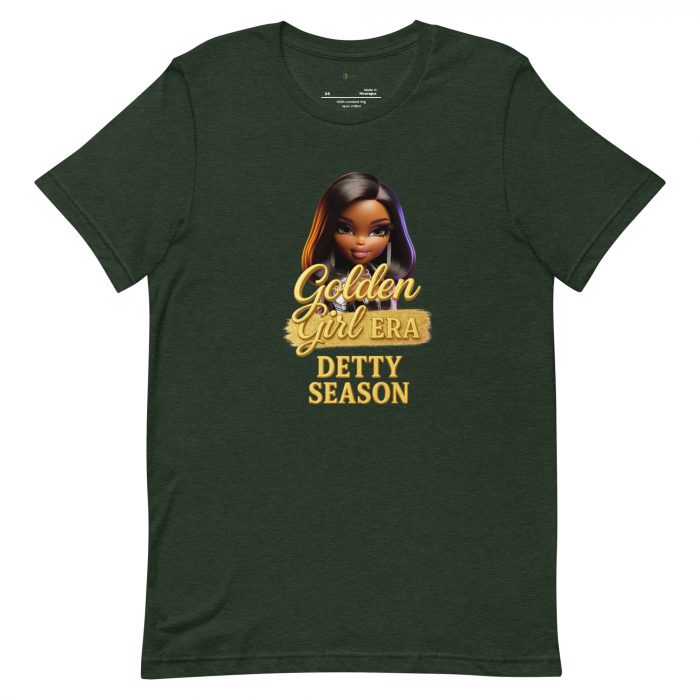 Detty December Collection Golden girl era Unisex t-shirt Cotton Fabric