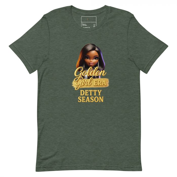 Detty December Collection Golden girl era Unisex t-shirt Cotton Fabric
