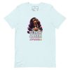 unisex-staple-t-shirt-heather-ice-blue-front-6917a66ca70f8.jpg Sleigh Queen Approved Detty December Collection Unisex t-shirt Cotton Fabric