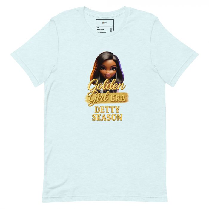 Detty December Collection Golden girl era Unisex t-shirt Cotton Fabric