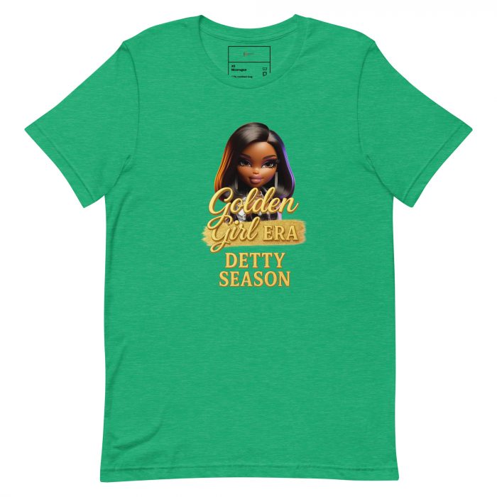 Detty December Collection Golden girl era Unisex t-shirt Cotton Fabric