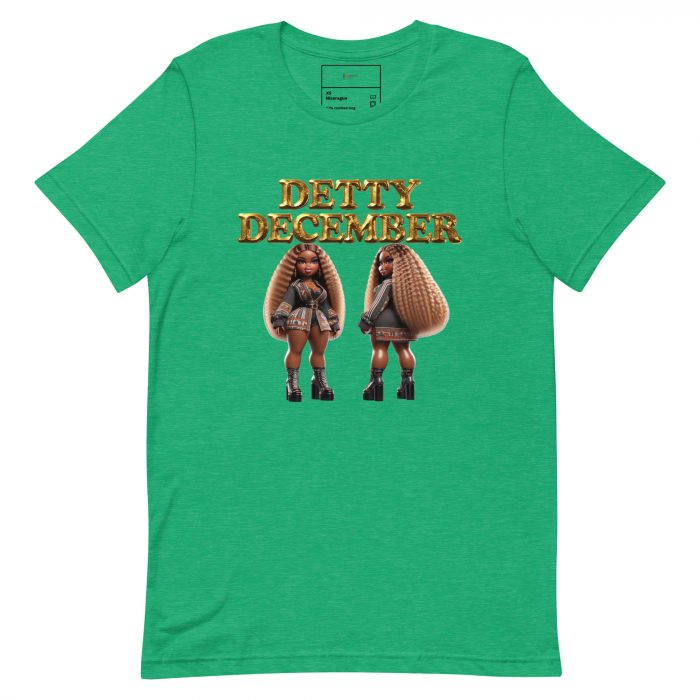 unisex-staple-t-shirt-heather-kelly-front-6917a6522148f.jpg Detty December Collection slay queen Unisex t-shirt Cotton Fabric