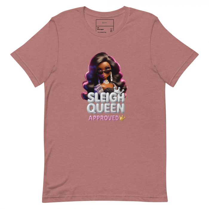 unisex-staple-t-shirt-heather-mauve-front-6917a651cc79b.jpg Sleigh Queen Approved Detty December Collection Unisex t-shirt Cotton Fabric