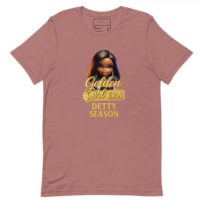 Detty December Collection Golden girl era Unisex t-shirt Cotton Fabric