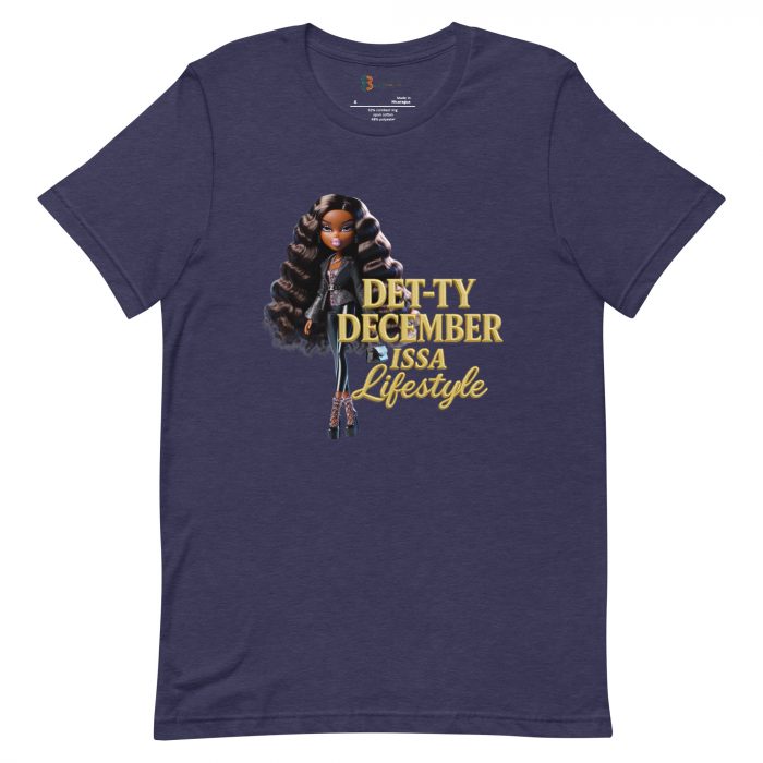 Det-ty December Issa Lifestyle Detty December  t-shirt Cotton Fabric