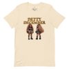 unisex-staple-t-shirt-heather-natural-front-6917a66df0c6e.jpg Detty December Collection slay queen Unisex t-shirt Cotton Fabric