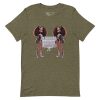 unisex-staple-t-shirt-heather-olive-front-6917a66b4ad58.jpg Blessings Bangers Bodycon Detty December Slay Queen t-shirt Cotton Fabric