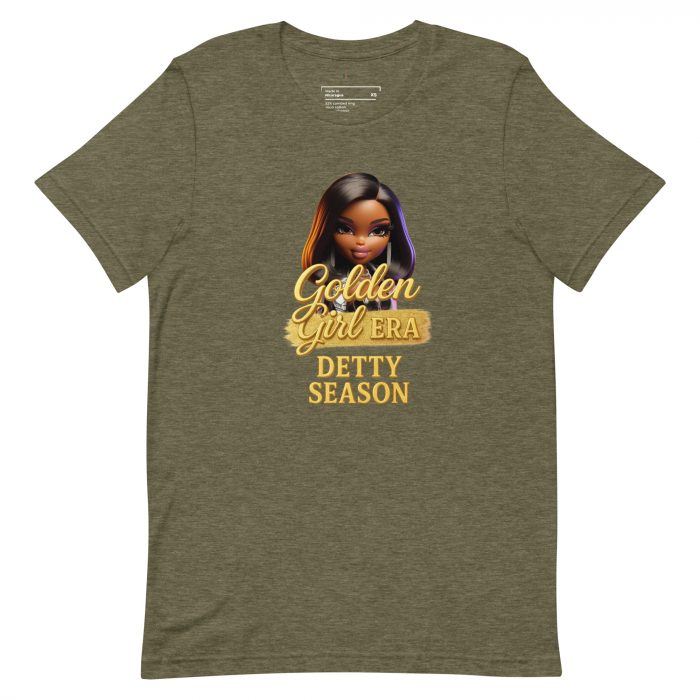 Detty December Collection Golden girl era Unisex t-shirt Cotton Fabric