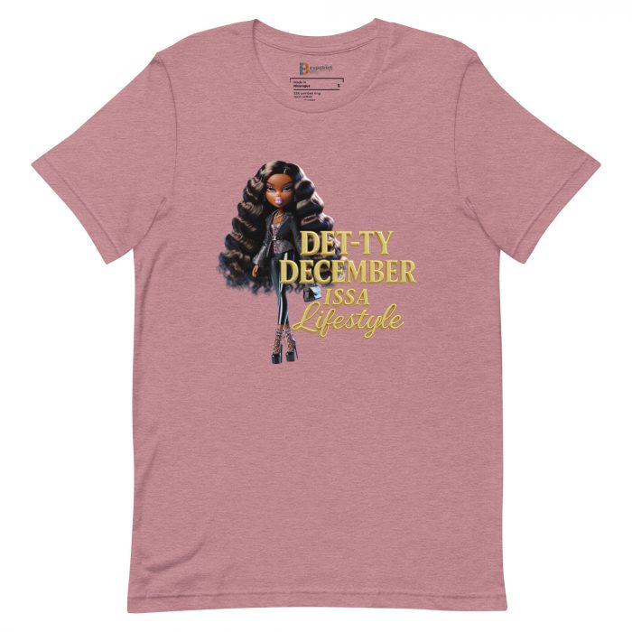 Det-ty December Issa Lifestyle Detty December  t-shirt Cotton Fabric
