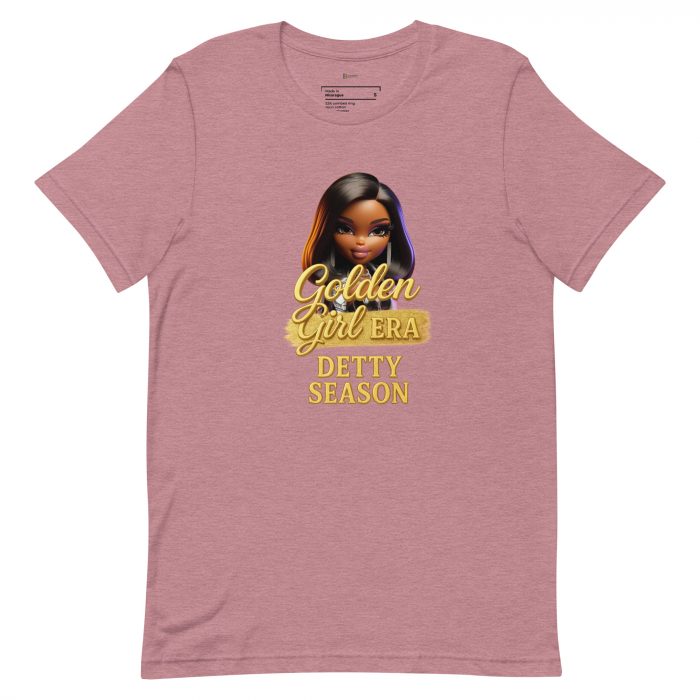Detty December Collection Golden girl era Unisex t-shirt Cotton Fabric