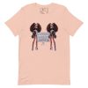unisex-staple-t-shirt-heather-peach-front-6917a652a77ad.jpg Blessings Bangers Bodycon Detty December Slay Queen t-shirt Cotton Fabric