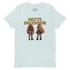 unisex-staple-t-shirt-heather-prism-ice-blue-front-6917a65462255.jpg Detty December Collection slay queen Unisex t-shirt Cotton Fabric
