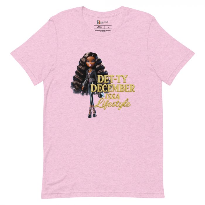 Det-ty December Issa Lifestyle Detty December  t-shirt Cotton Fabric