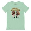 unisex-staple-t-shirt-heather-prism-mint-front-6917a6554ca0c.jpg Detty December Collection slay queen Unisex t-shirt Cotton Fabric