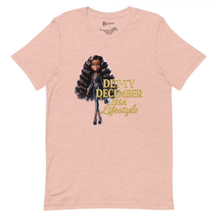 Det-ty December Issa Lifestyle Detty December  t-shirt Cotton Fabric