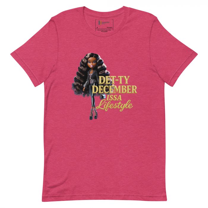 Det-ty December Issa Lifestyle Detty December  t-shirt Cotton Fabric