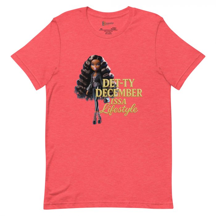 Det-ty December Issa Lifestyle Detty December  t-shirt Cotton Fabric