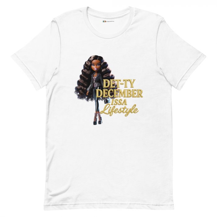 Det-ty December Issa Lifestyle Detty December  t-shirt Cotton Fabric