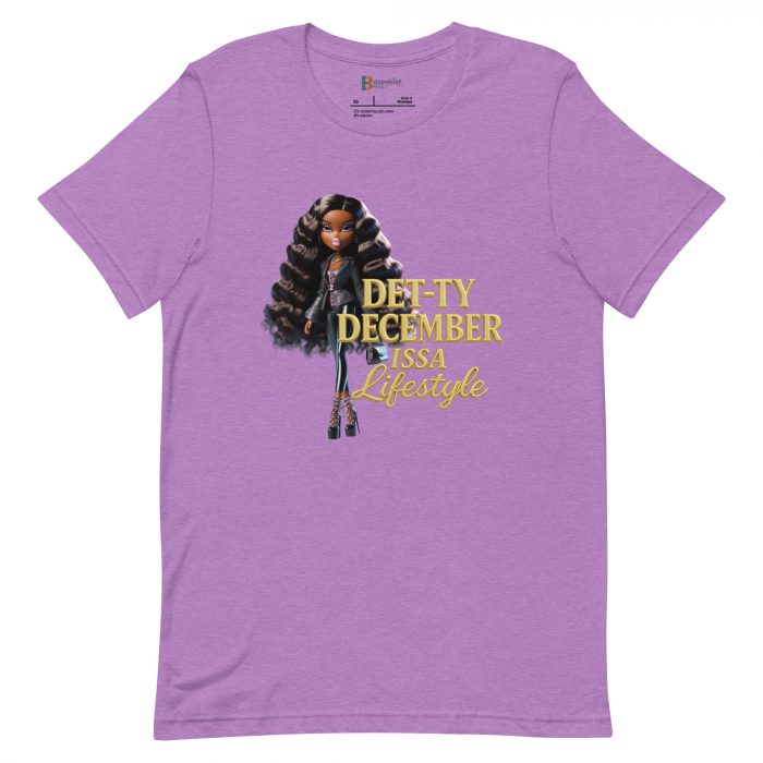 Det-ty December Issa Lifestyle Detty December  t-shirt Cotton Fabric