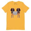unisex-staple-t-shirt-heather-yellow-gold-front-6917a66cc64af.jpg Blessings Bangers Bodycon Detty December Slay Queen t-shirt Cotton Fabric