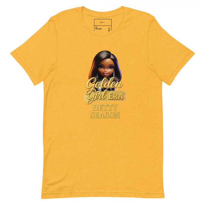 Detty December Collection Golden girl era Unisex t-shirt Cotton Fabric