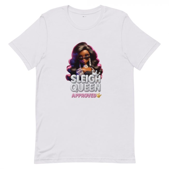 unisex-staple-t-shirt-lavender-dust-front-6917a6573901f.jpg Sleigh Queen Approved Detty December Collection Unisex t-shirt Cotton Fabric
