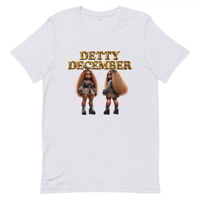 unisex-staple-t-shirt-lavender-dust-front-6917a6579b80c.jpg Detty December Collection slay queen Unisex t-shirt Cotton Fabric