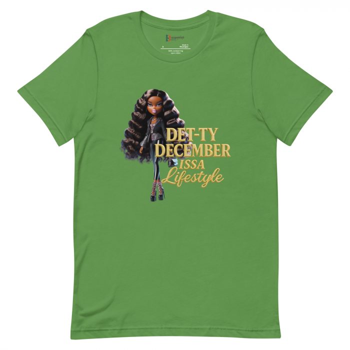 Det-ty December Issa Lifestyle Detty December  t-shirt Cotton Fabric