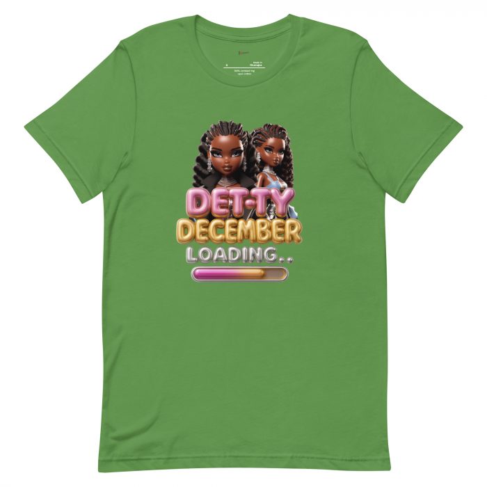 Detty December Loading.... Christmas Unisex t-shirt Cotton Fabric