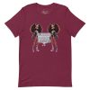 unisex-staple-t-shirt-maroon-front-6917a65763f6a.jpg Blessings Bangers Bodycon Detty December Slay Queen t-shirt Cotton Fabric